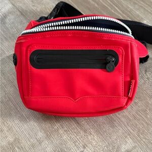 Unisex red Hunter belt bag, water resistant